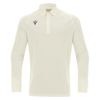 Hutton Shirt LS Teknisk langarmet poloskjorte